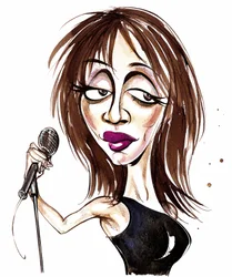Beverley Knight - caricature en couleur